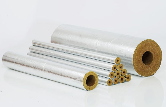 Non Conductive Heat Resistant Materials Bare Mineralwool Hot Water Pipe Insulation for HVAC System